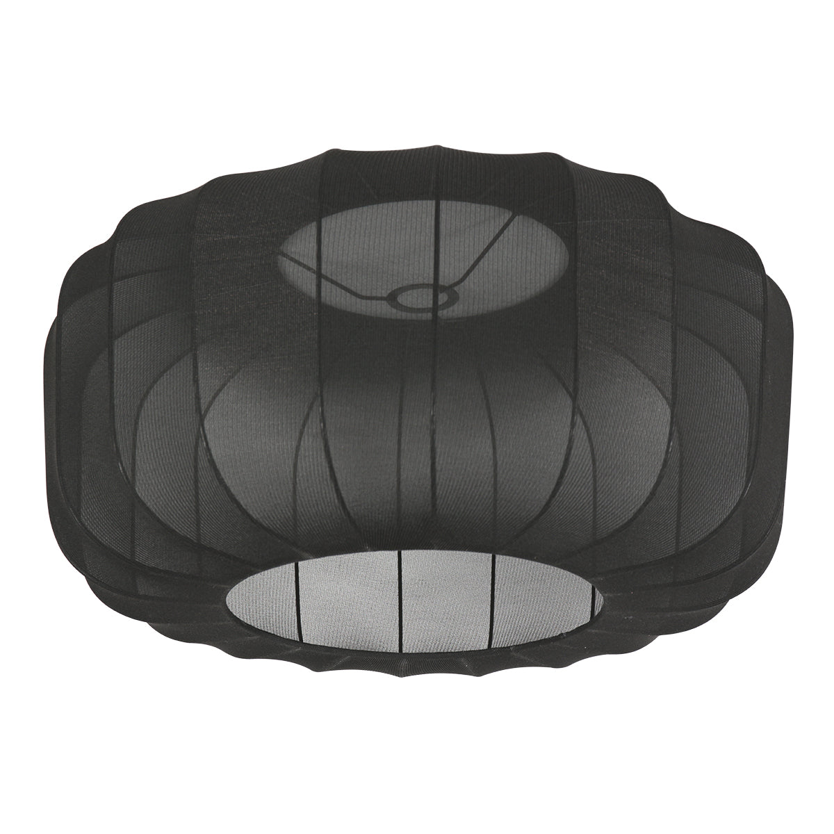 Lampadaire arc doré Arvik, abat-jour voile noir – vue 13 – Designix.fr
