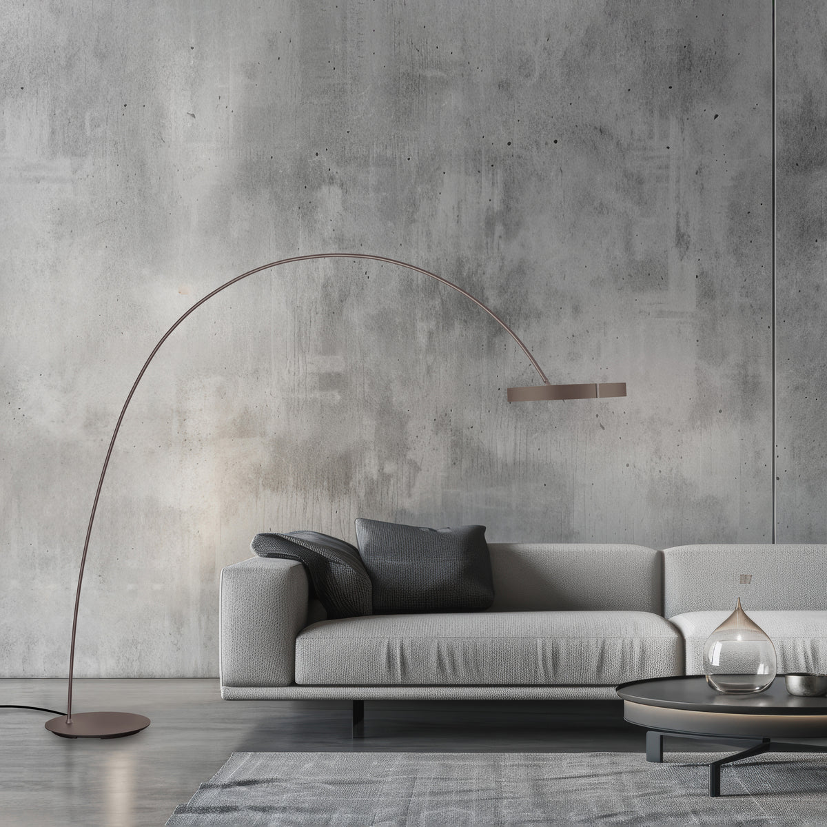 Lampadaire Pure Clipse-Bow bronze