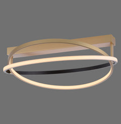 Plafonnier LED | Q-Beluga Laiton mat