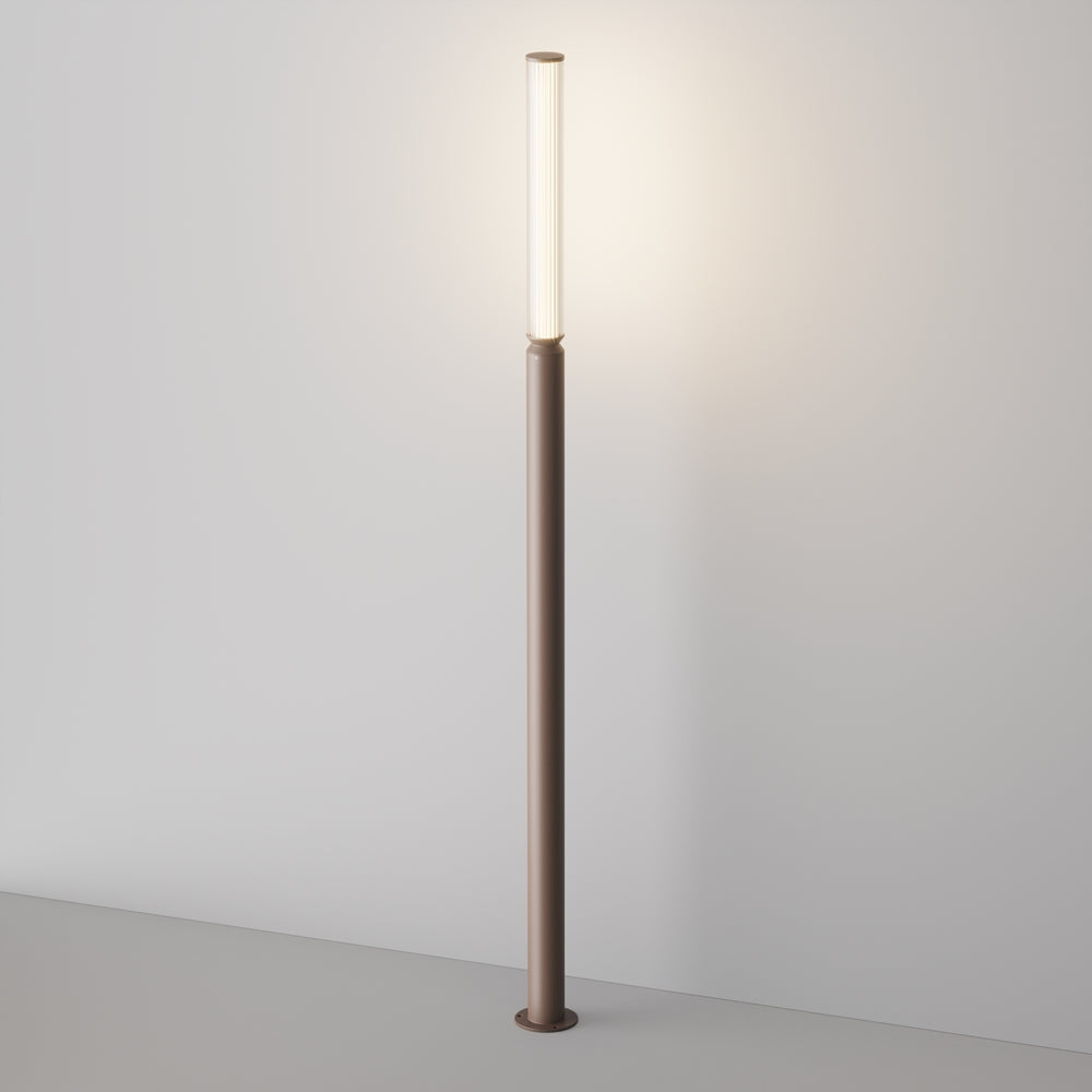 Lit Luminaire exterieur marron
