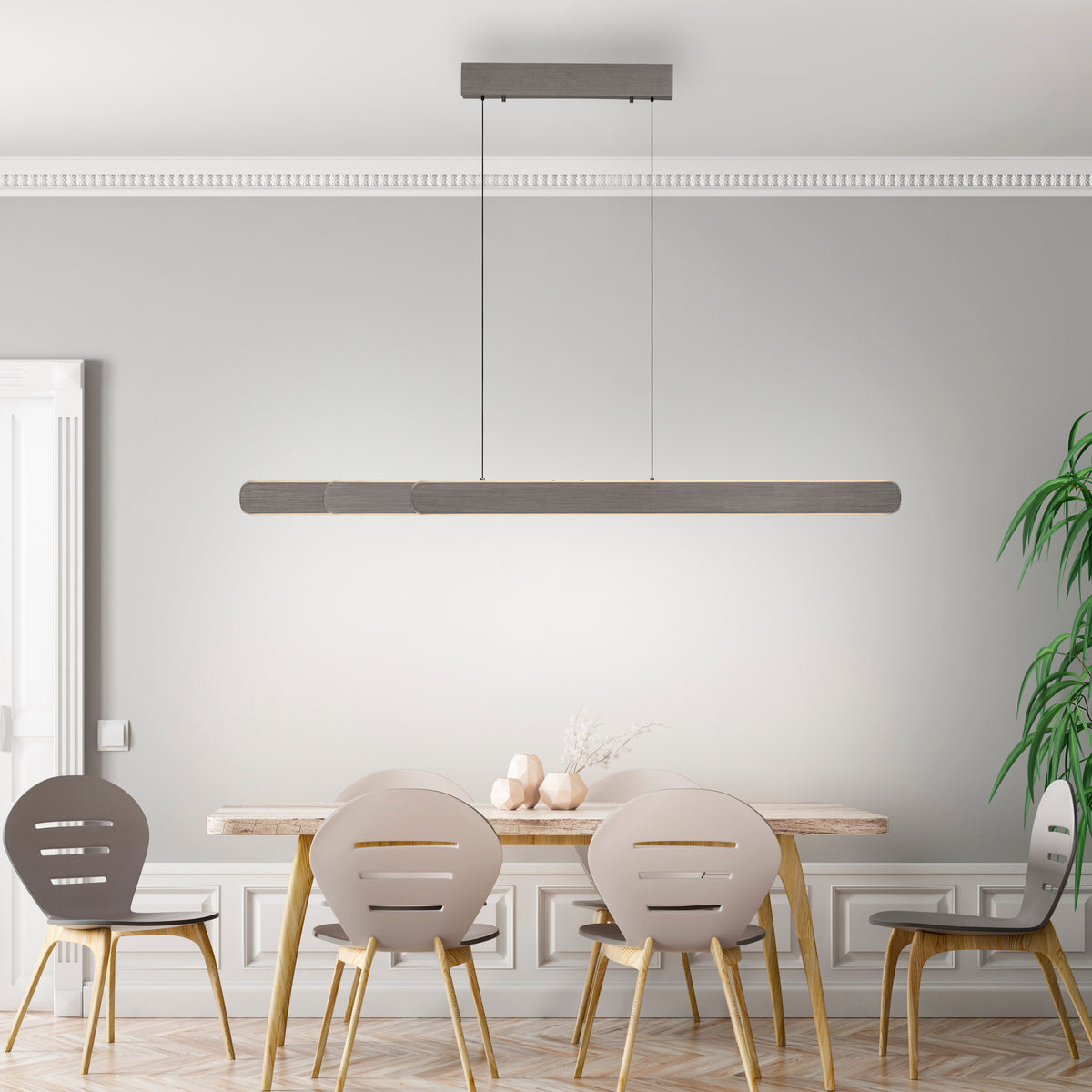 Suspension Adriana Round marron