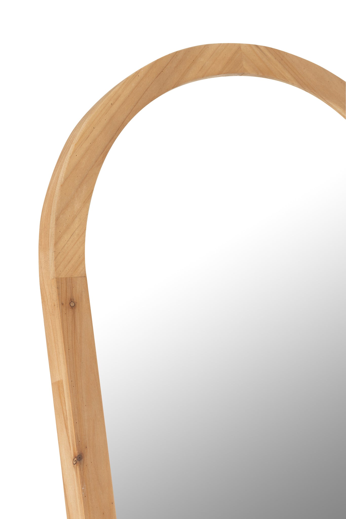 Miroir Pieds Bois Naturel