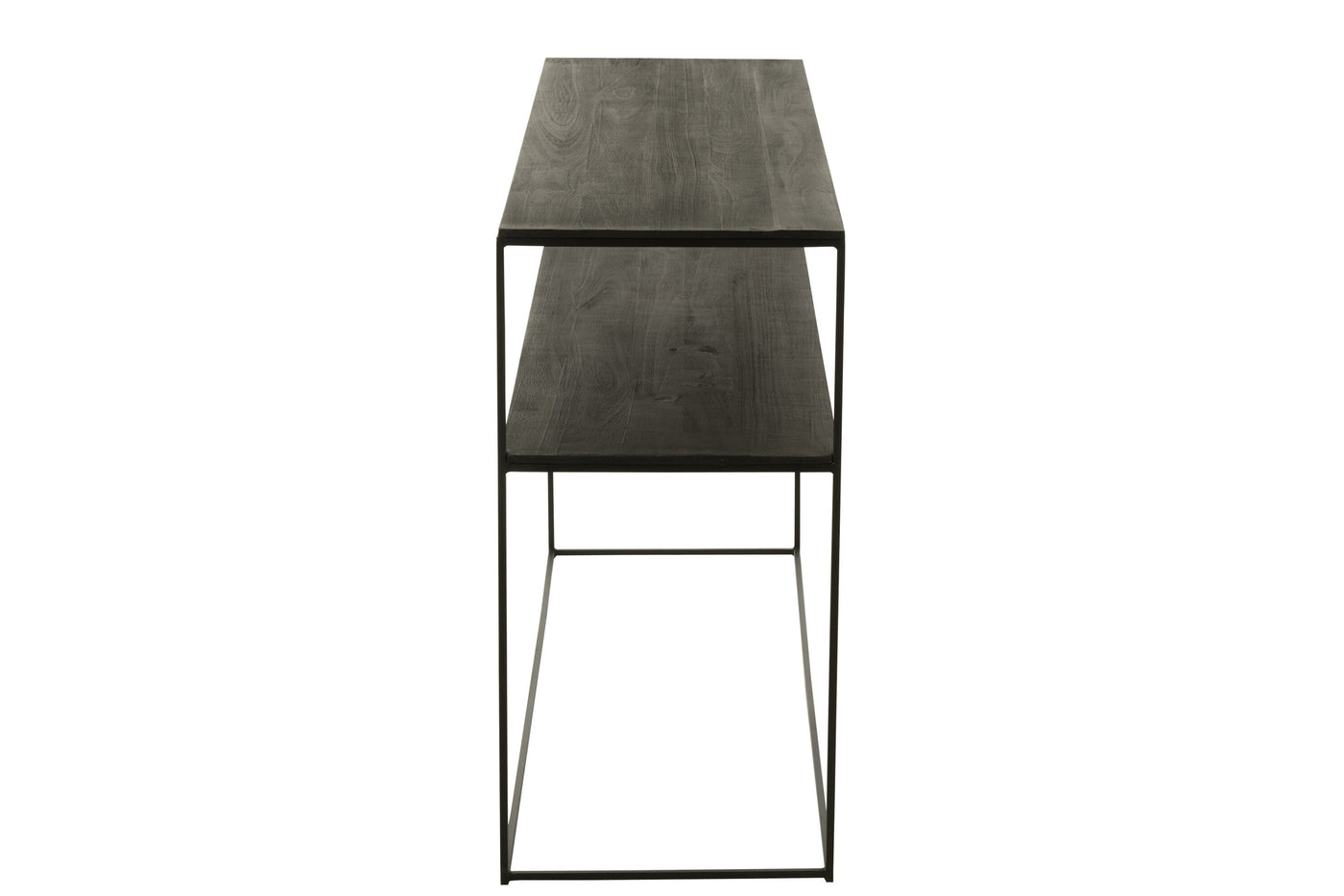 Console Bois Métal Recyclé Noir