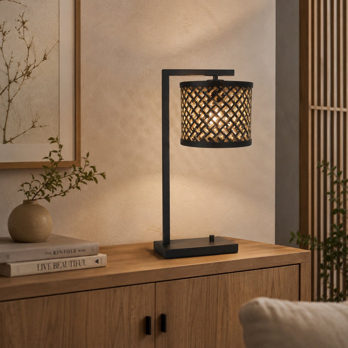 Lampe à poser Stang noir