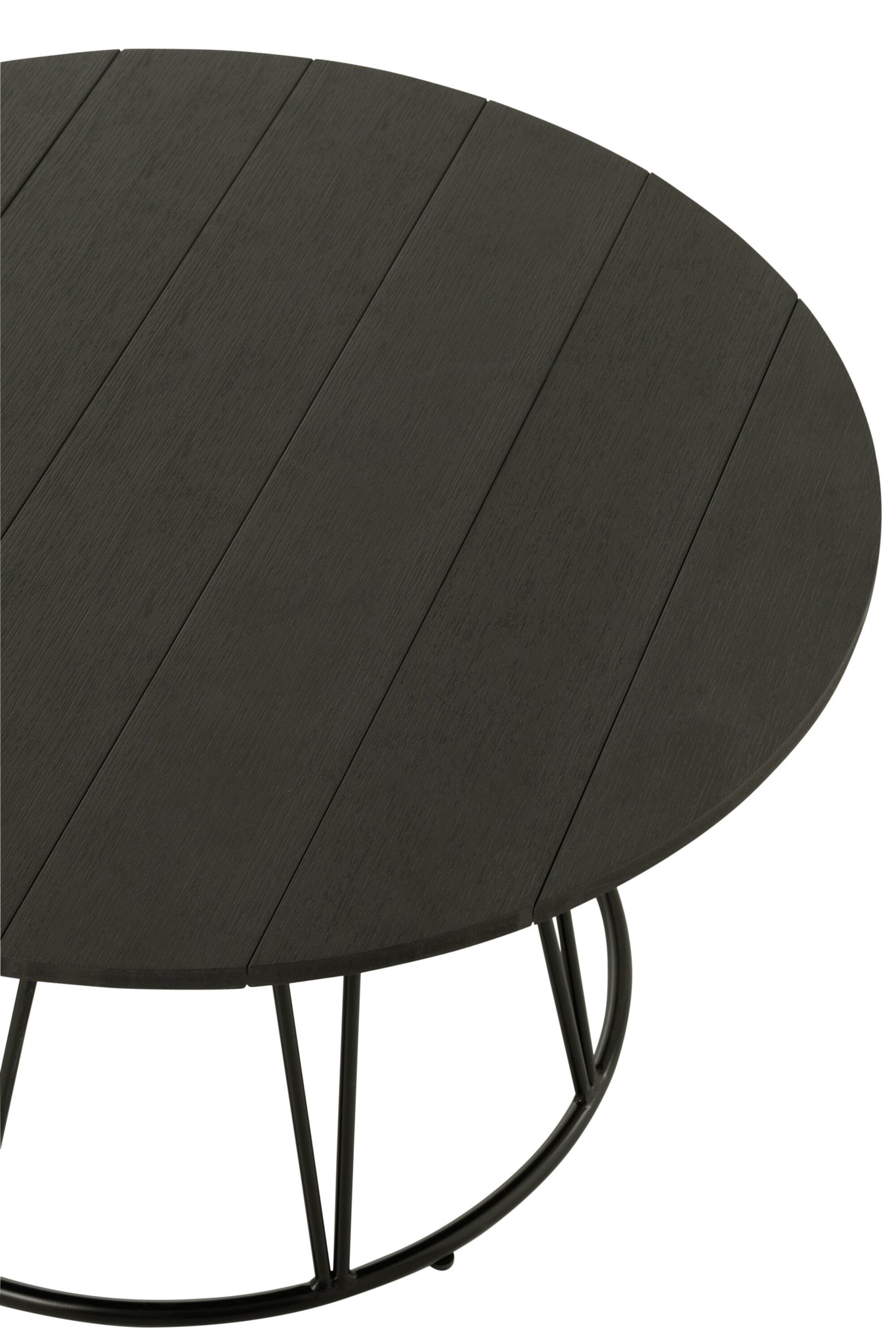 Table Zoa Acier Polyéthylène Noir