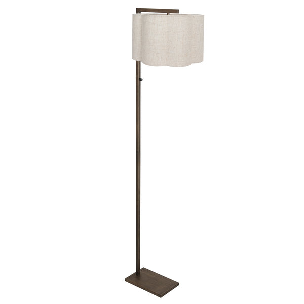 Lampadaire salon | FloraWave Bronze Ø30 cm