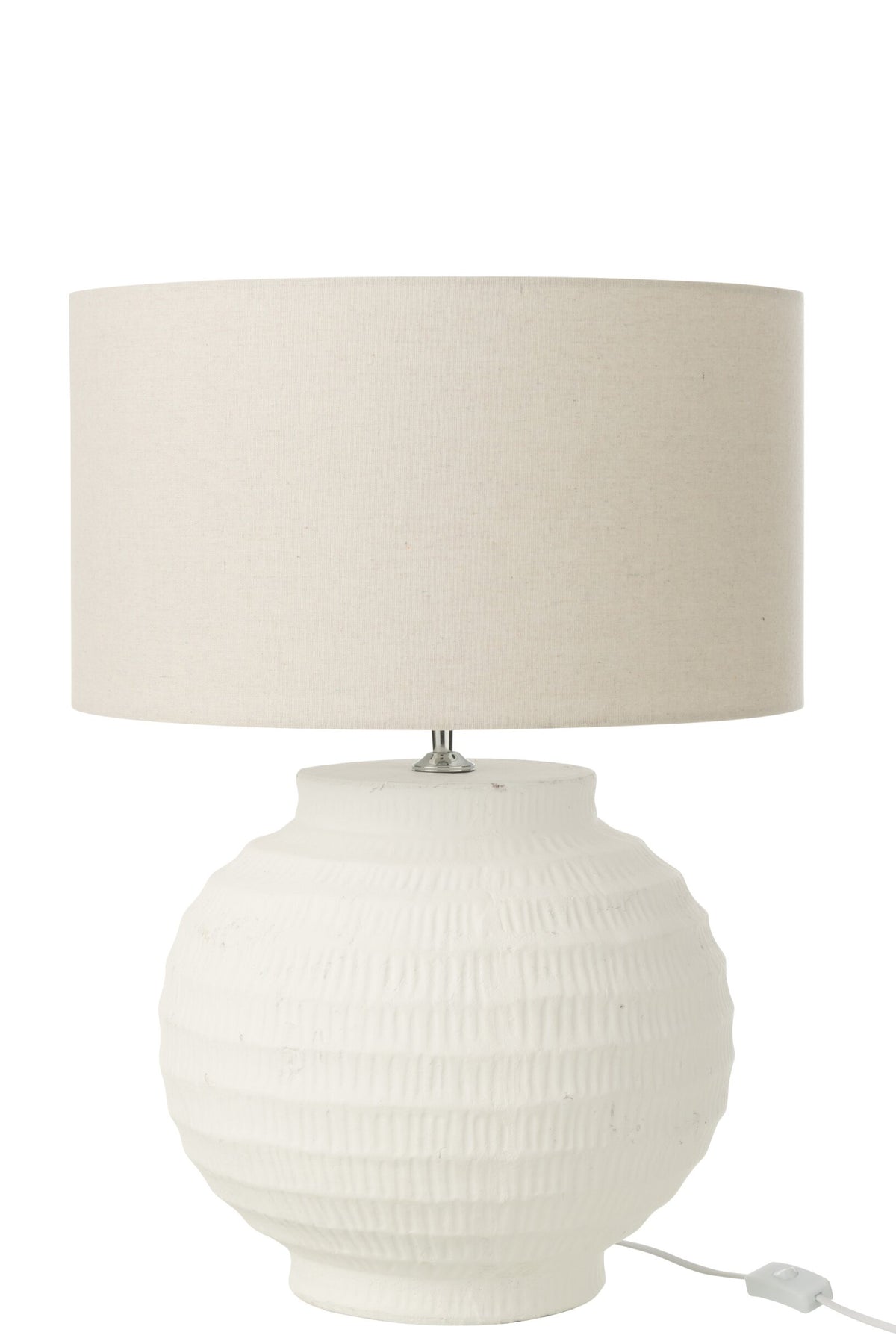 Lampe à poser en terre cuite