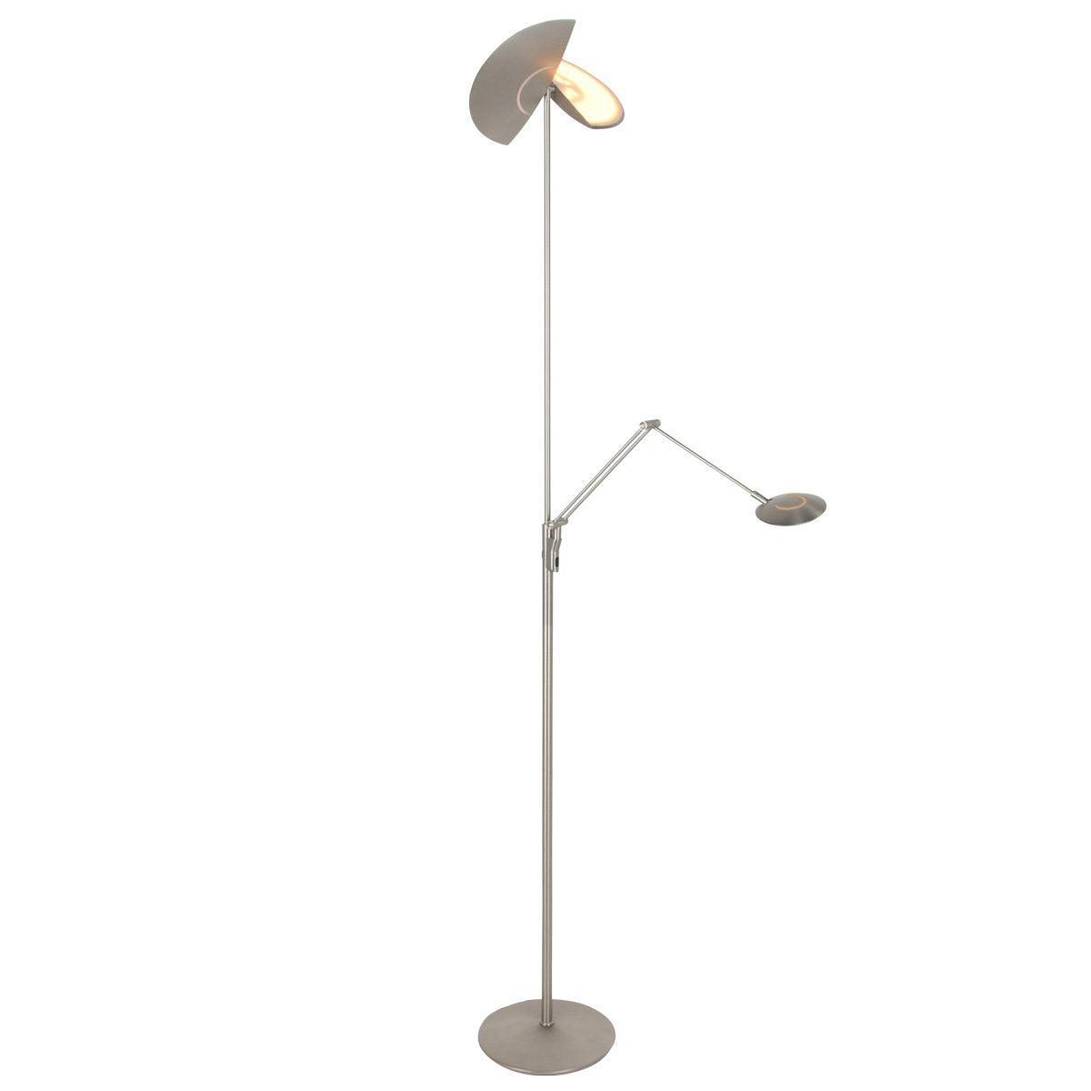Lampadaire Zenith2 argenté