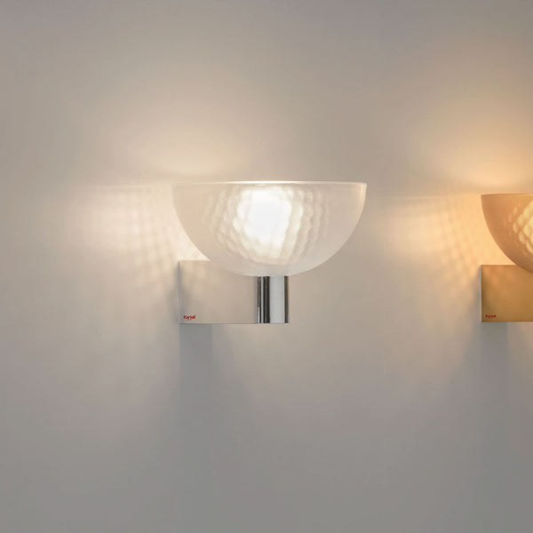 Applique murale Fata, transparent, hauteur 12 cm