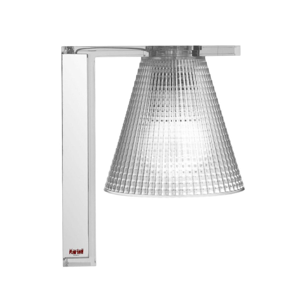 Applique murale Light-Air, transparent, hauteur 21 cm