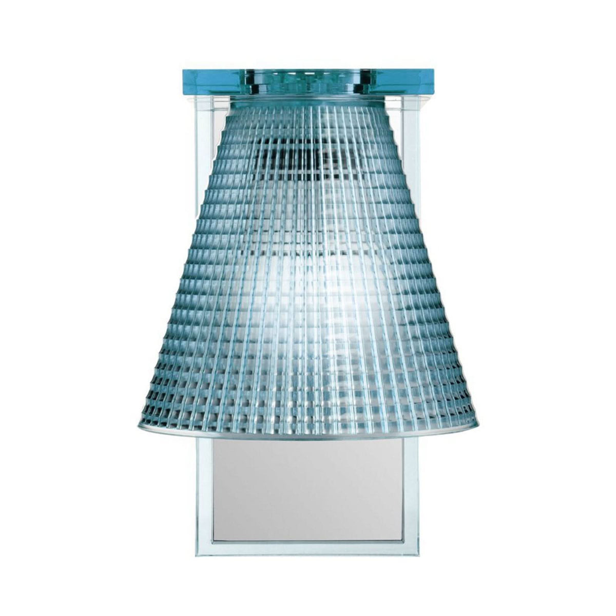 Applique murale Light-Air, bleu, hauteur 21 cm