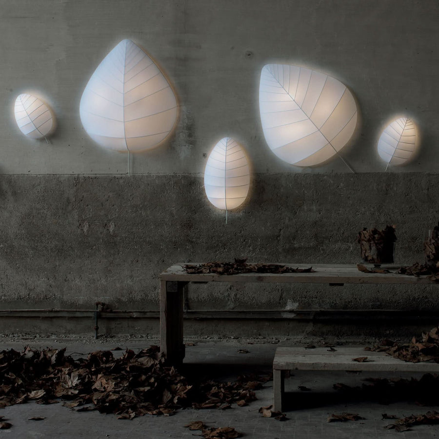 Applique murale Adamo en acier, blanc, 2 lumières, hauteur 72 cm