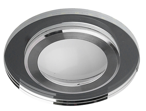 Spot encastrable LED SSP-27 2 lumières argenté et miroir, verre