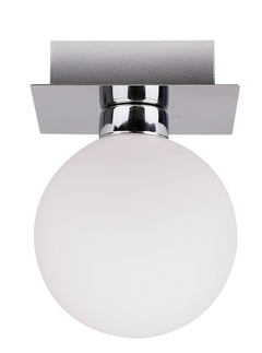 Plafonnier Oden blanc, verre