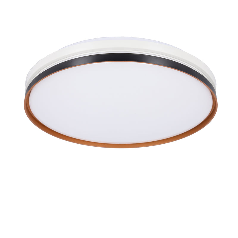 Plafonnier LED Montana blanc et doré