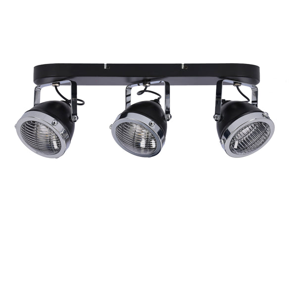 Plafonnier Crazy 3 lumières transparent