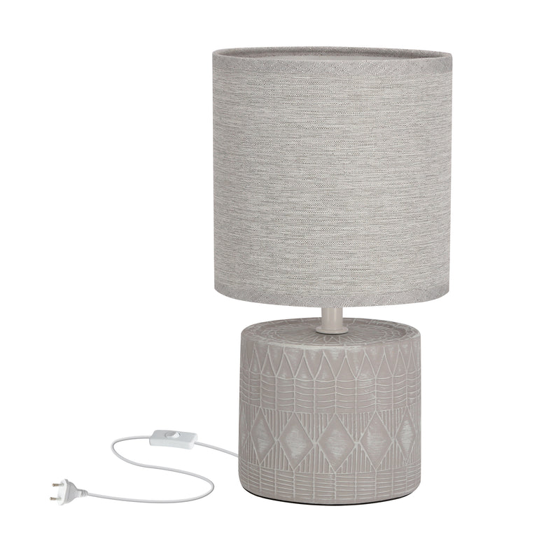 Lampe à poser Dina, tissu