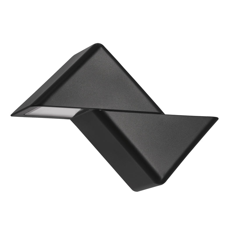Applique extérieure LED Dracaena 2 lumières noire, IP65