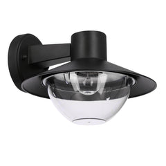 Applique extérieure Cosmos noire, IP44