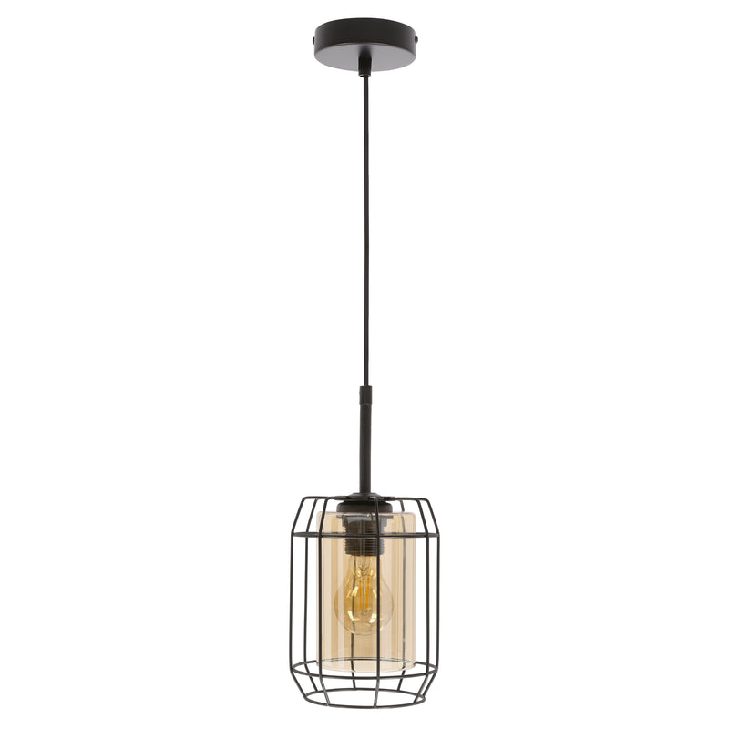 Suspension luminaire | Jonera Noire L 15 cm