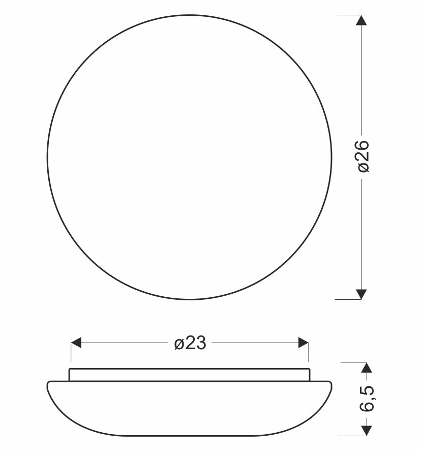 Plafonnier LED Milo blanc