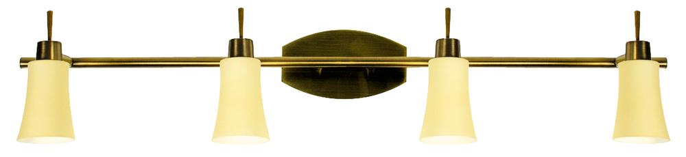 Plafonnier Kroton 4 lumières, verre
