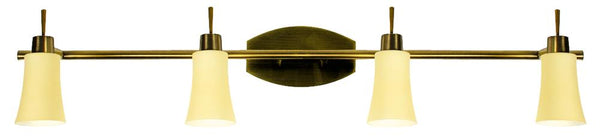 Plafonnier Kroton 4 lumières, verre
