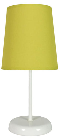 Lampe à poser Gala verte, tissu (réf. 41-98408)
