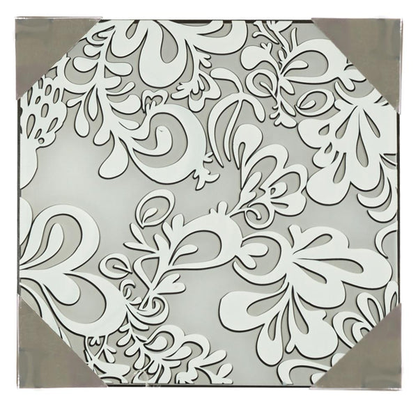 Plafonnier Cedra 2 lumières, verre, L 30 cm