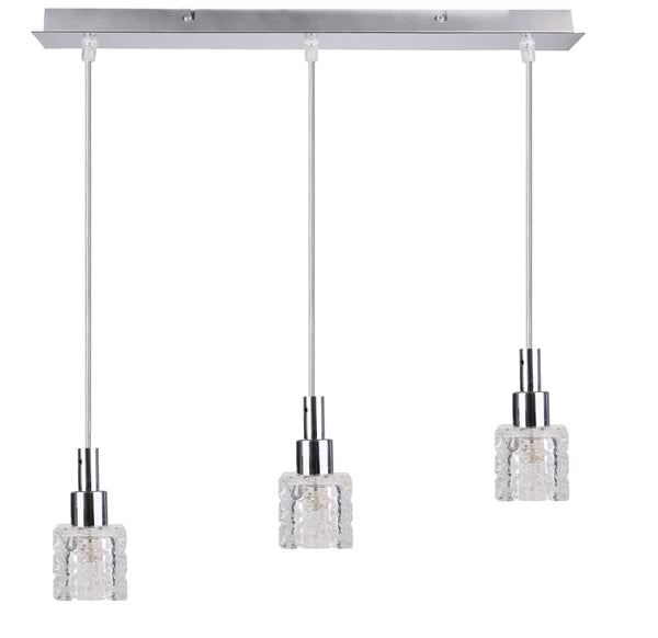 Suspension luminaire | Rubik Chromée