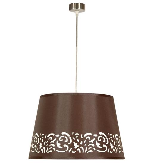 Suspension Kaszmir marron, tissu