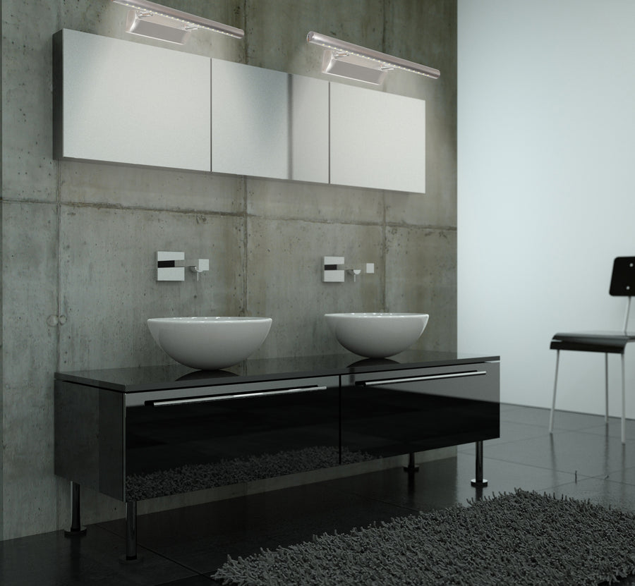 Applique murale LED Forte nickel satiné