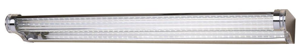Applique murale LED Moderno chromée, L 58 cm