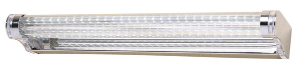 Applique murale LED Moderno chromée, L 42,5 cm