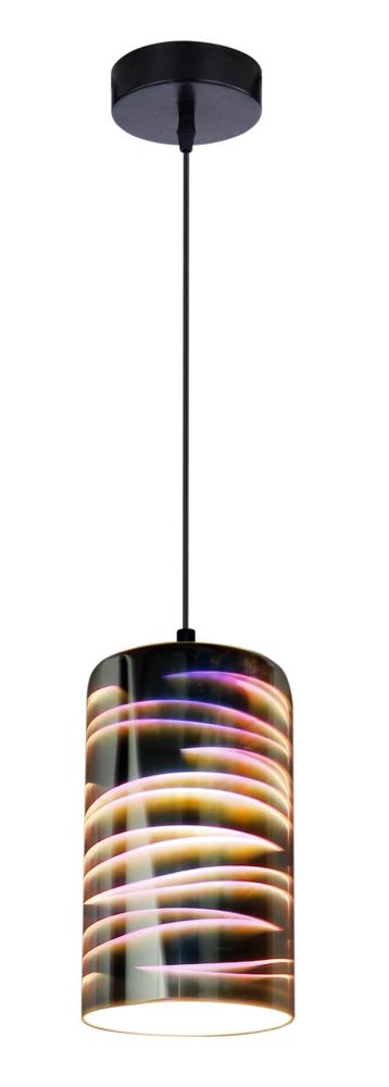 Suspension Galactic 3 multicolore, verre
