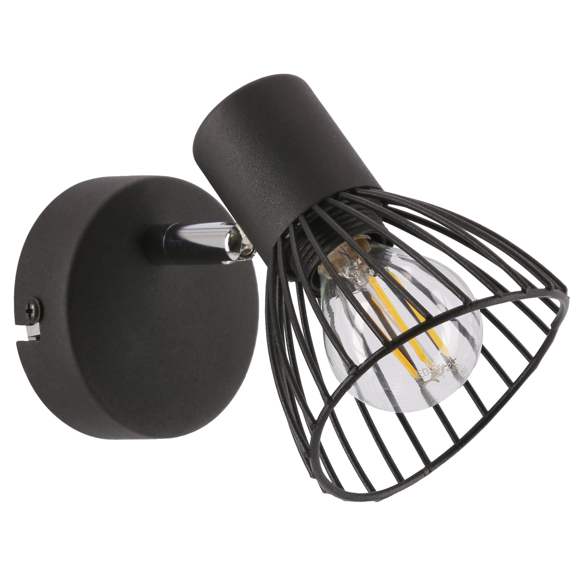 Applique murale Fly noire