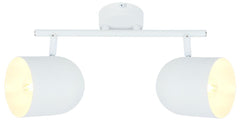 Plafonnier Azuro 2 lumières blanc