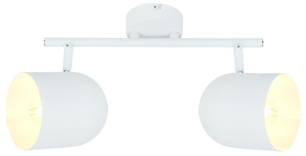 Plafonnier Azuro 2 lumières blanc