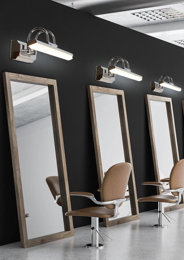 Applique murale LED Gizel chromée, 7 W