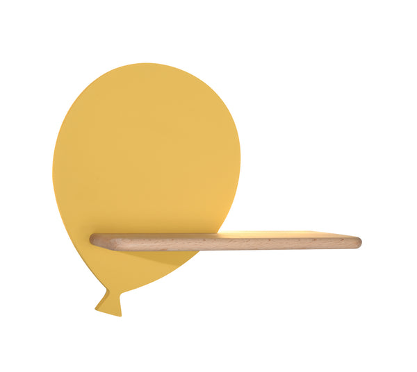 Applique murale LED Baloon pour chambre d'enfant jaune, bois (réf. 21-84767)