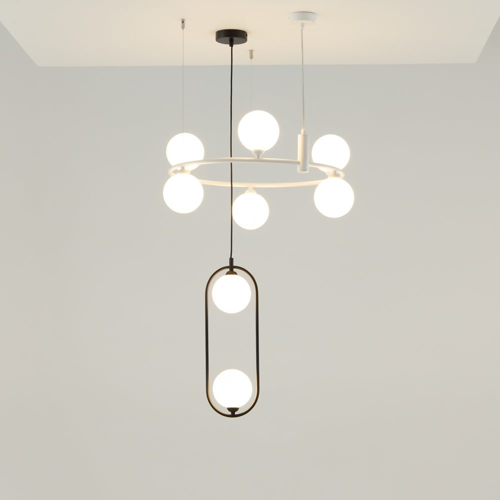 Ring Suspension luminaire blanc