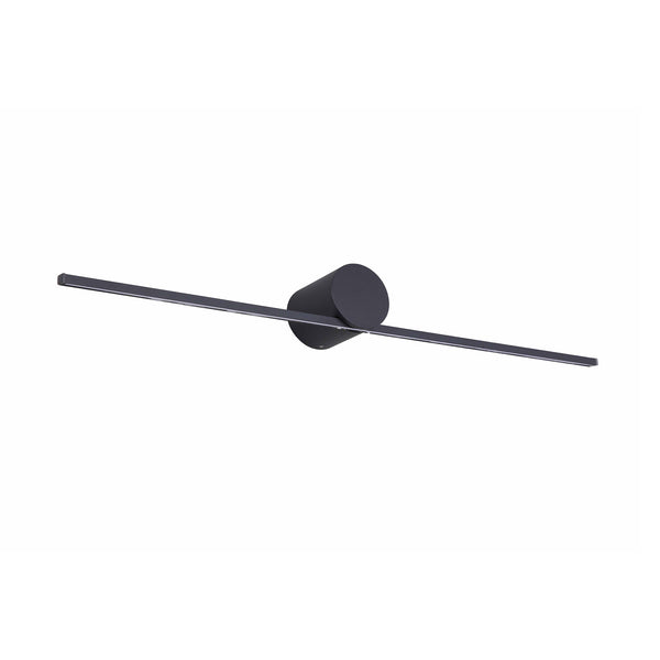 Applique murale Camara noire, L 40 cm