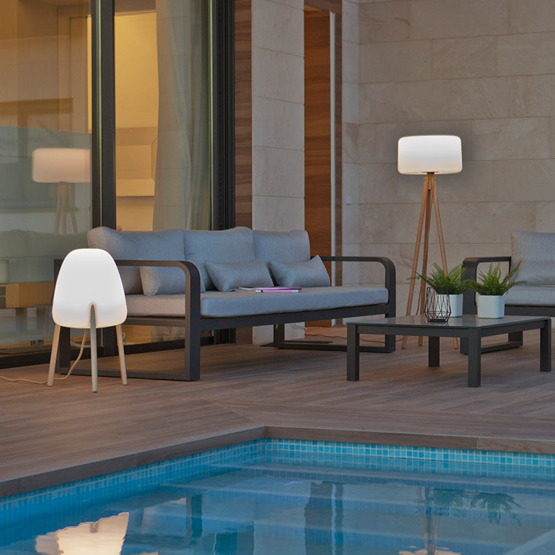 Lampadaire Chloe 140 à pieds bois
