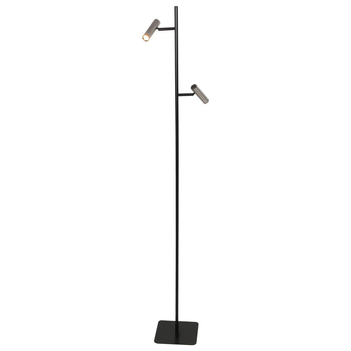 Lampadaire Lumo argenté