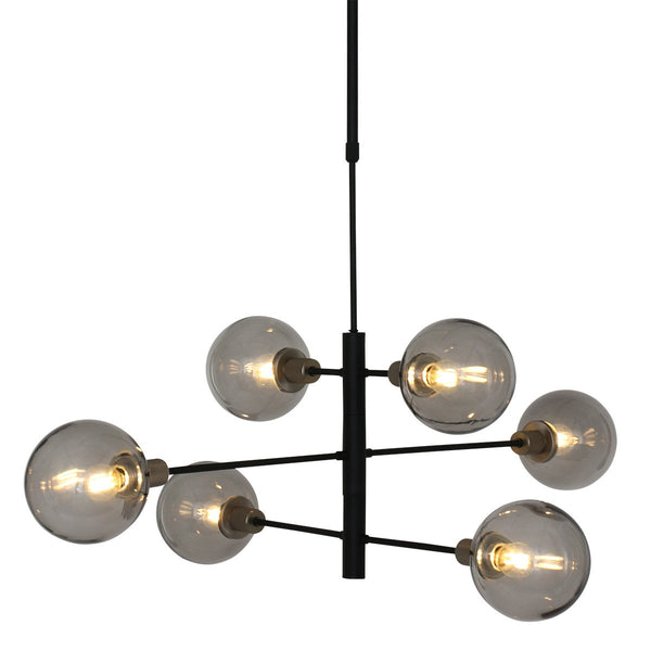 Suspension luminaire Constellation noir