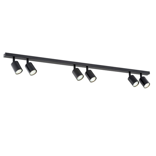 Plafonnier Flash 6 lumières noir