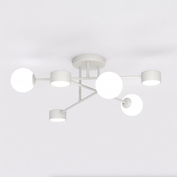 Plafonnier Holon 6 lumières gris