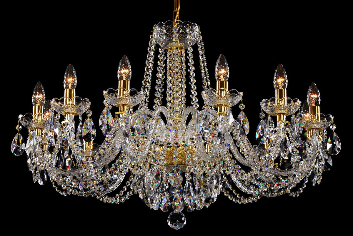 Lustre en cristal LLCH12NBNG