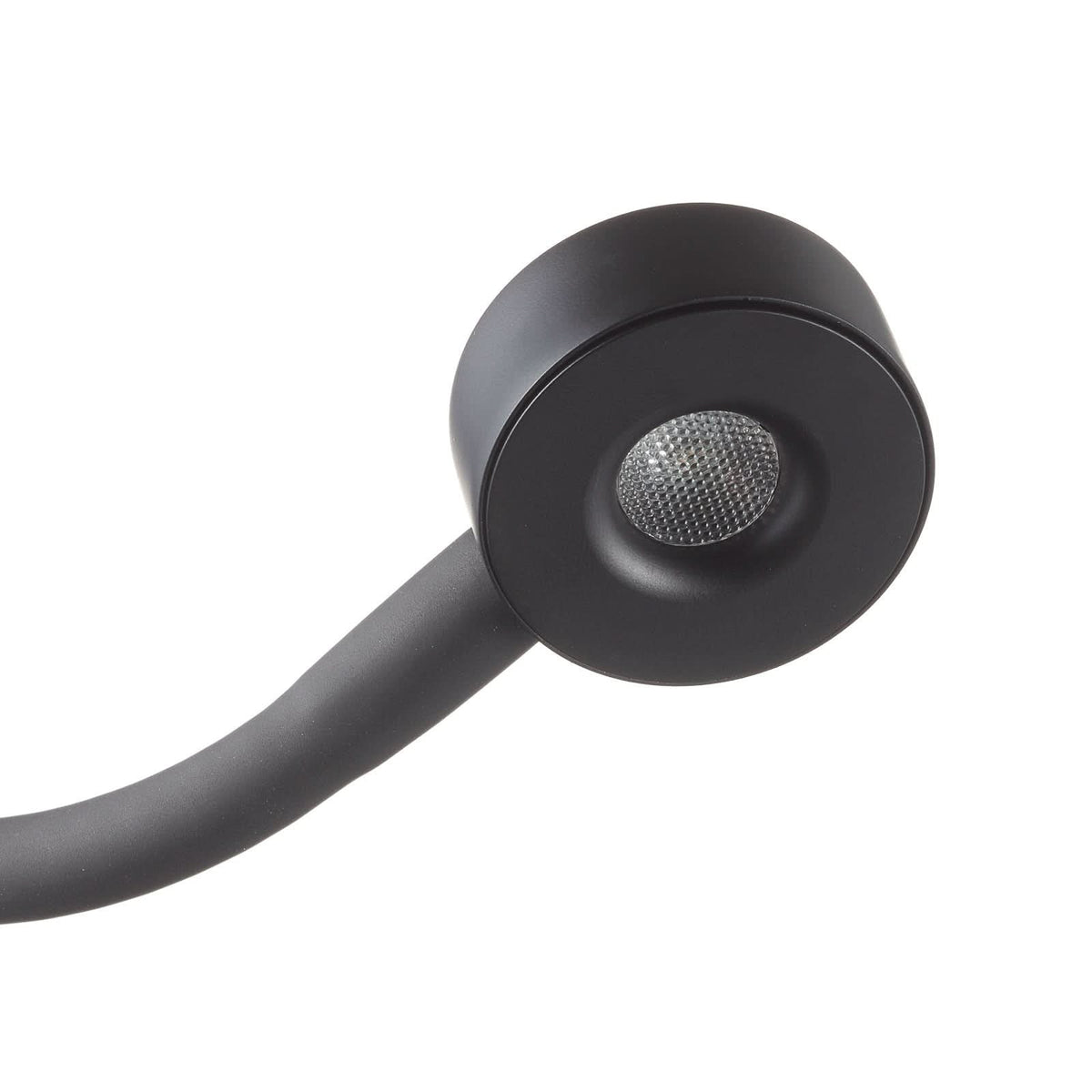 Applique murale LED Link en aluminium, noir, Ø 7 cm