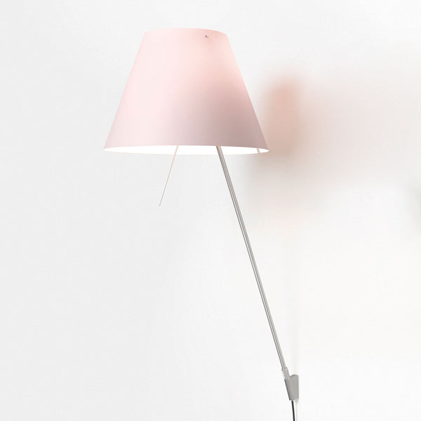 Applique murale Costanza D13aif en aluminium, rose, Ø 46 cm